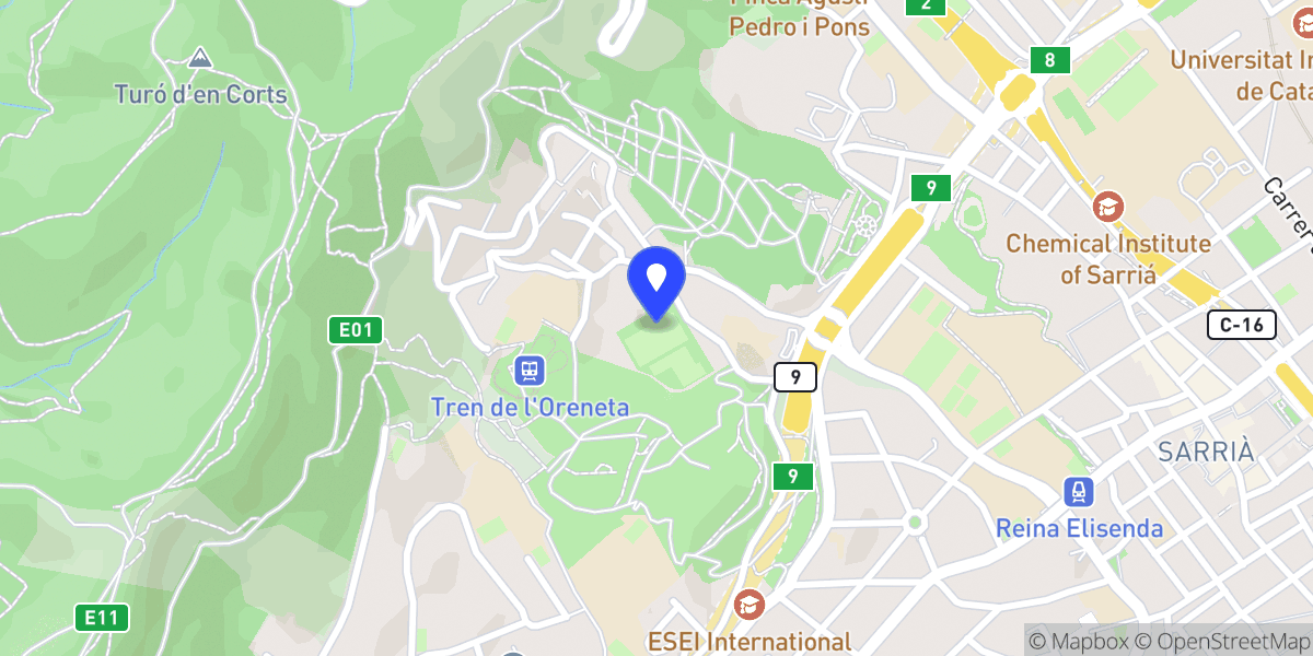 Mapa de Centro Deportivo